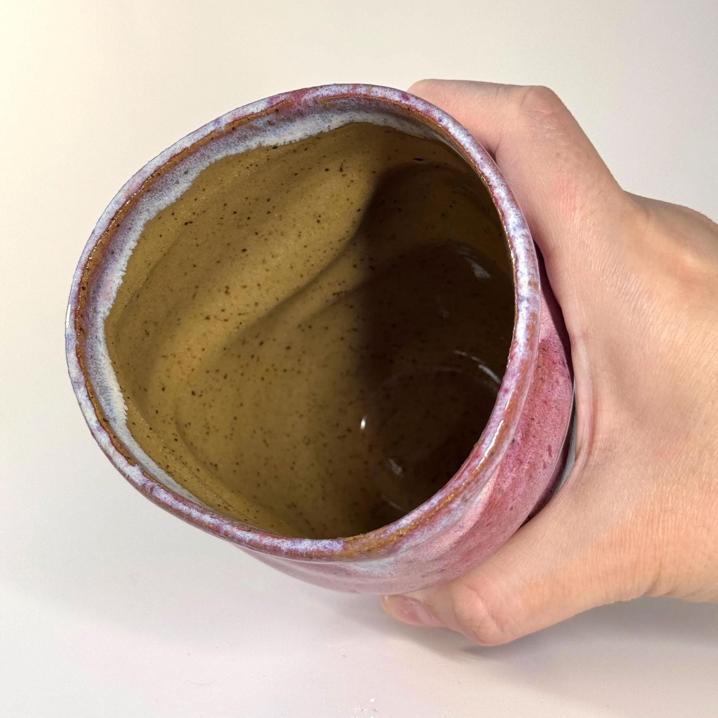 Strawberry Sculptural Ceramic Cup