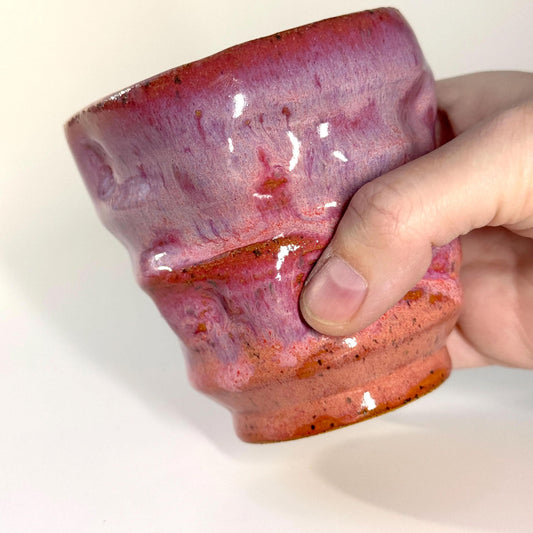 Strawberry Sculptural Ceramic Cup