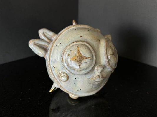 Sun Monster with Gold Eyes