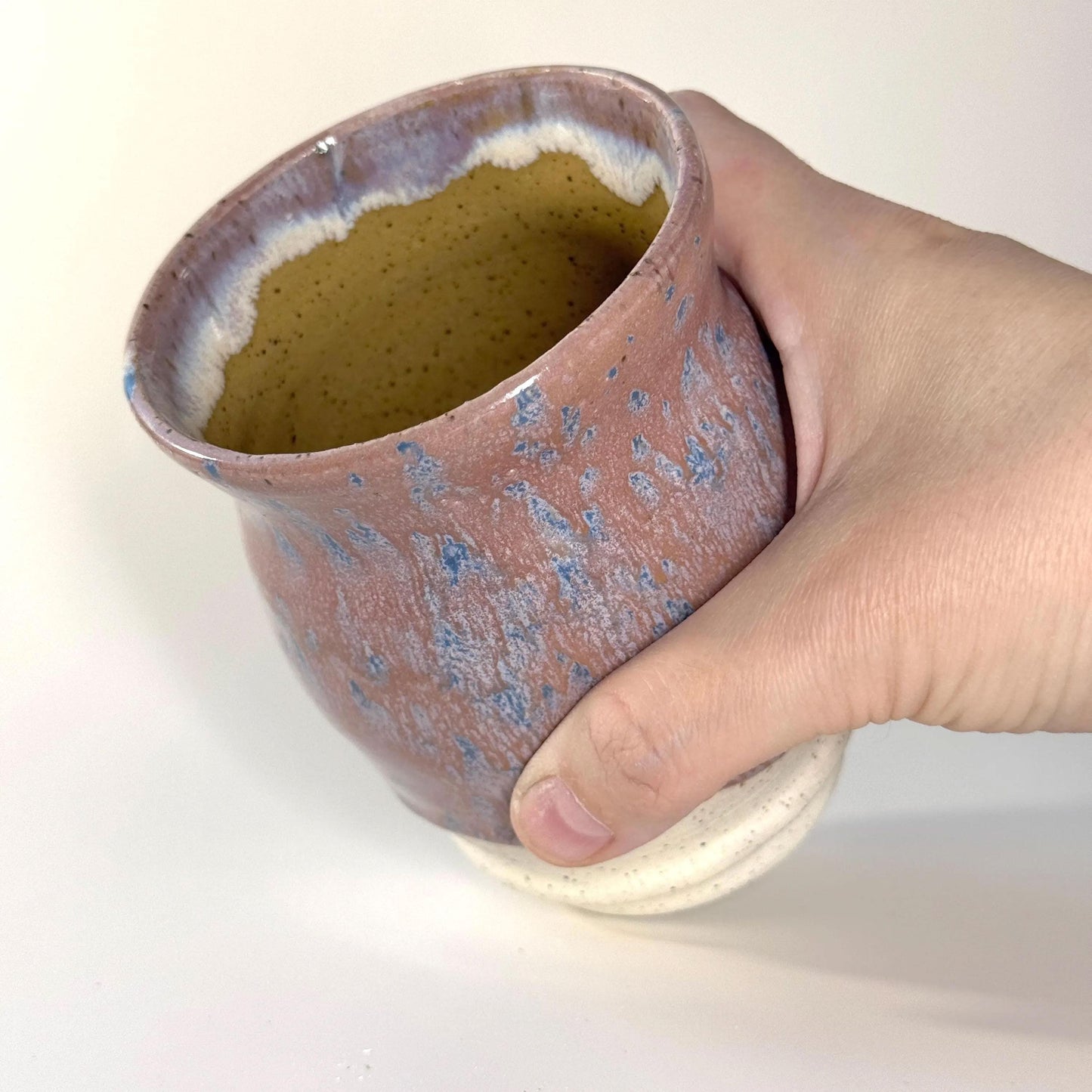 Handmade Spring Sculptural Ceramic Cup