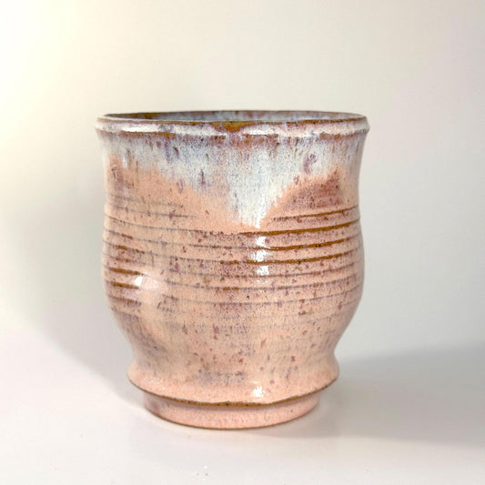 Peaches N Cream Sculptural Ceramic Cup