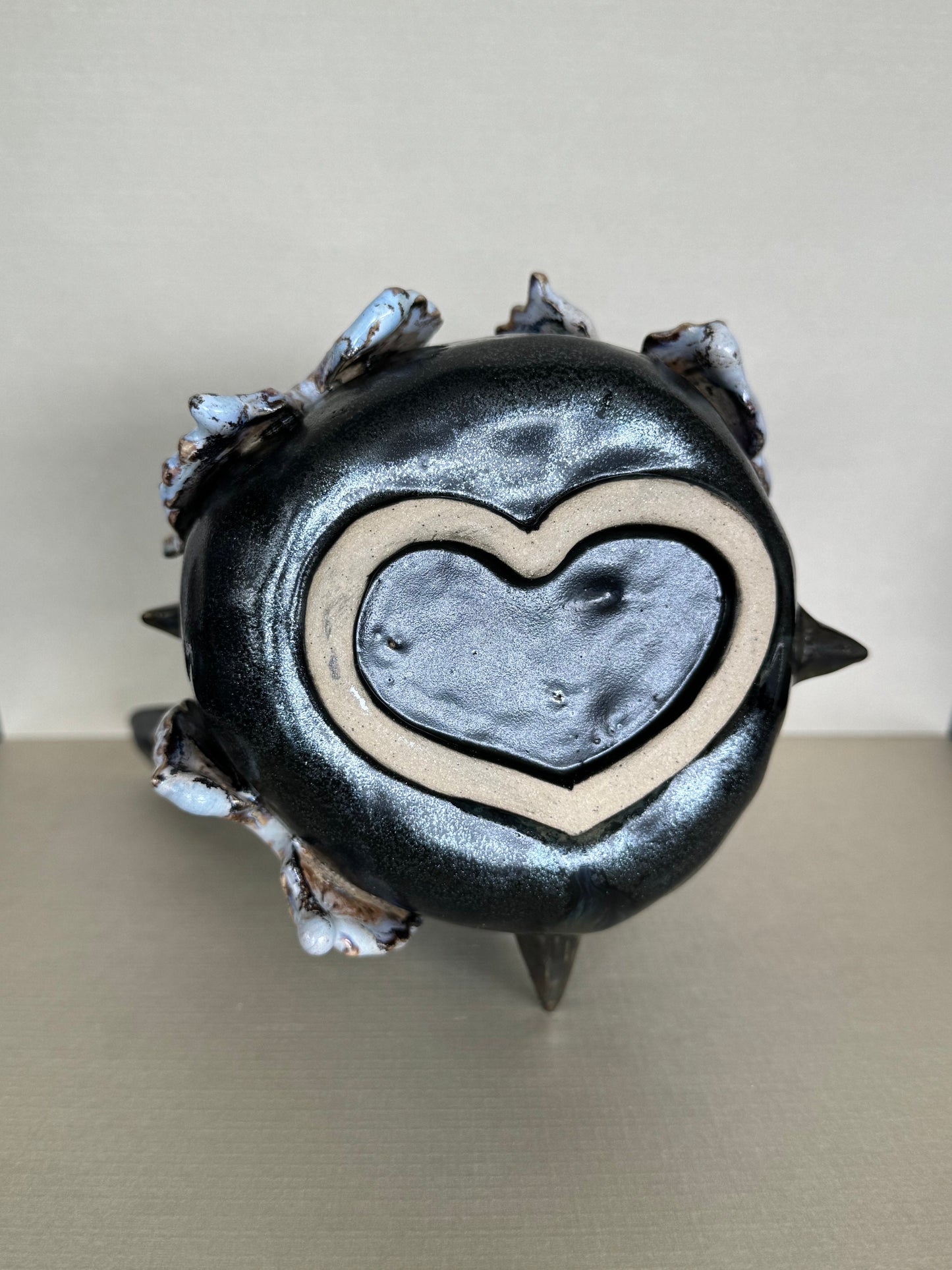 Spiked Ceramic Bunny Vase