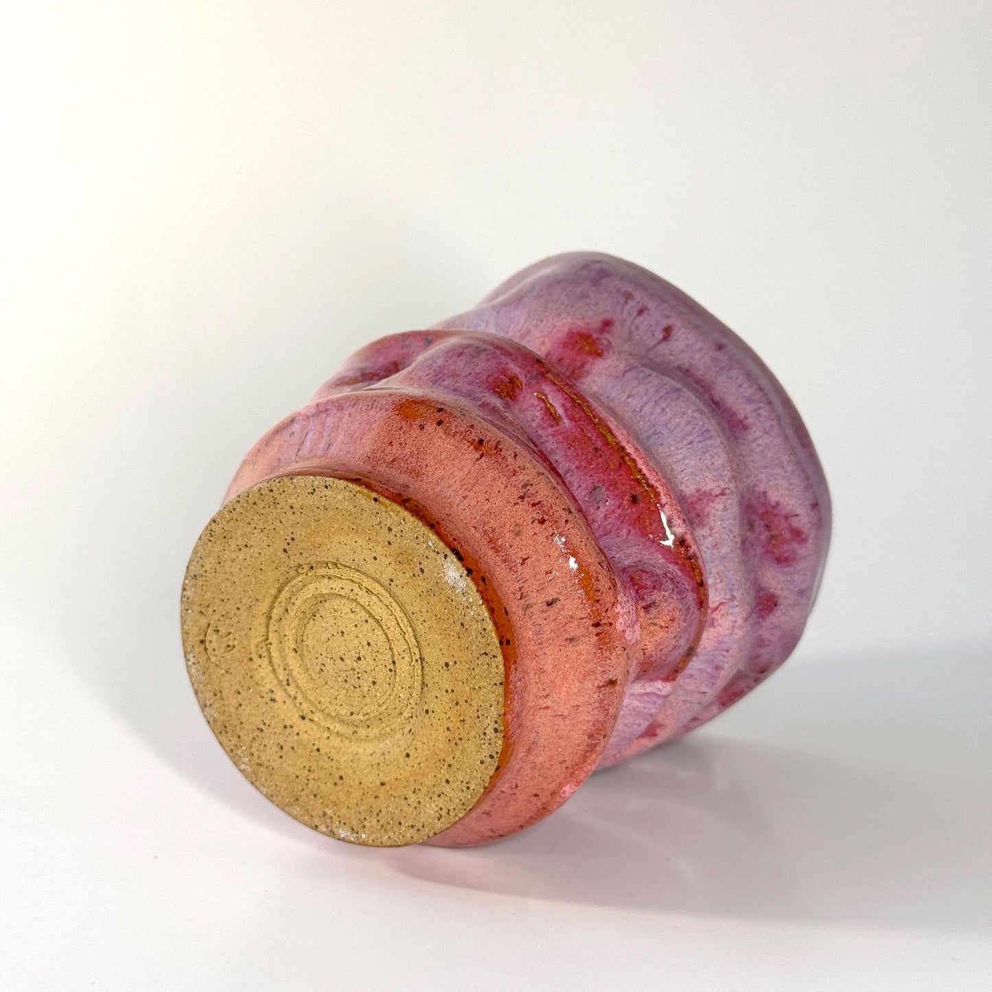 Strawberry Sculptural Ceramic Cup