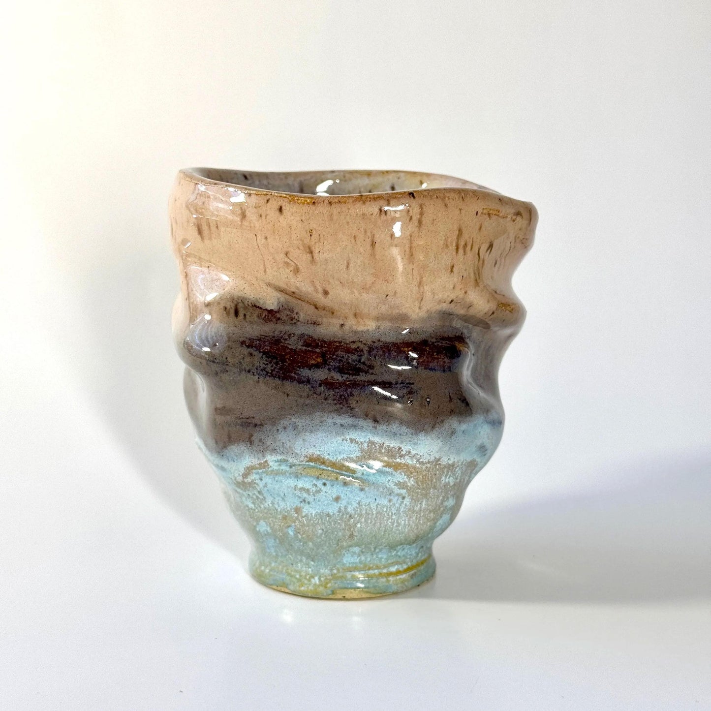 Handmade Sculptural Ceramic Cup