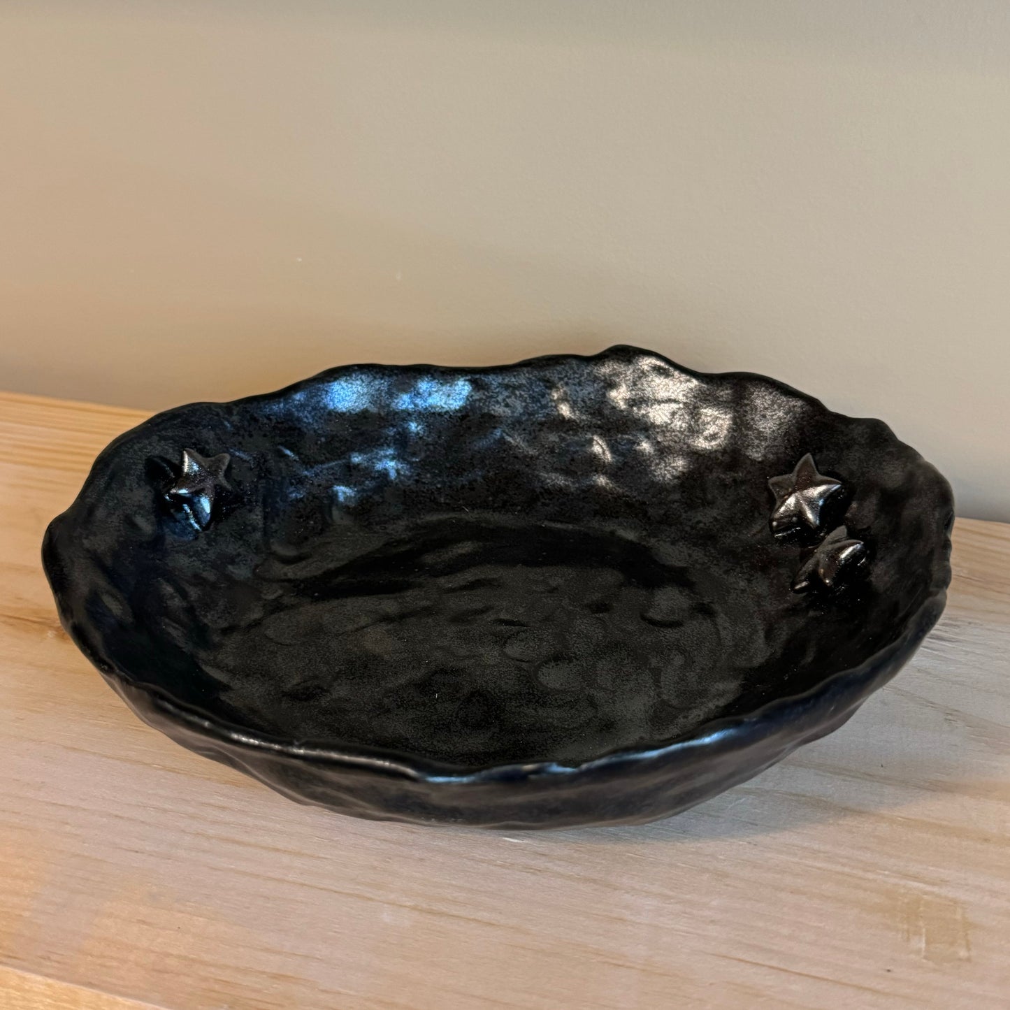 Starry Night Handmade Ceramic Dish