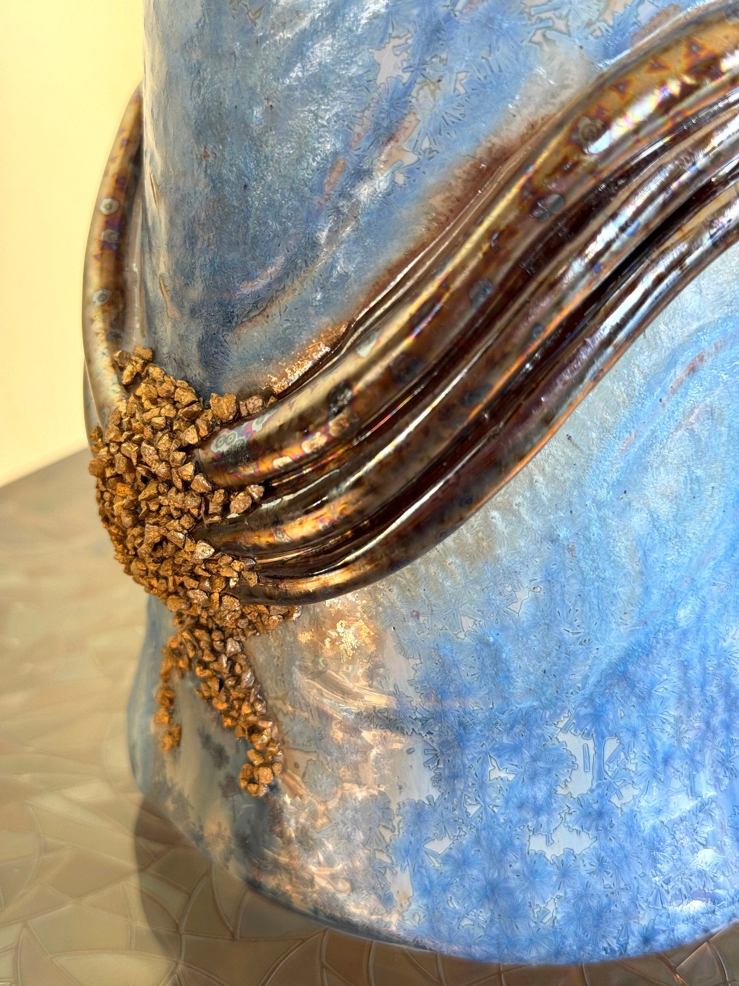 Ceramic Rainbow Vase Sculpture