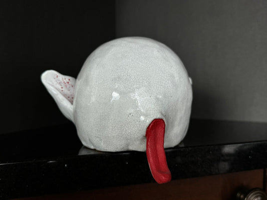 Ceramic Ghost Shelf Sculpture