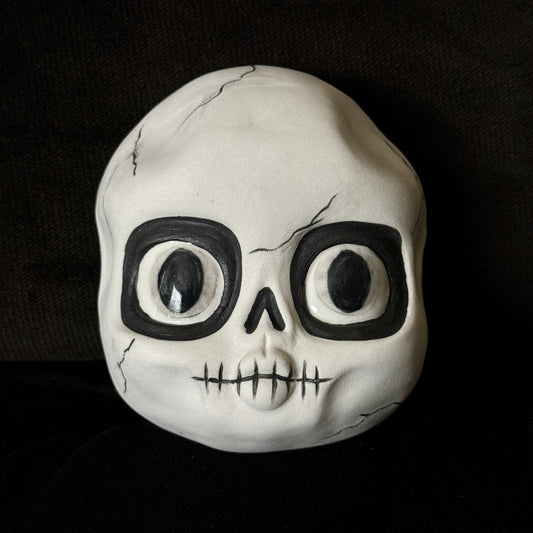 Porcelain Skull Wall Mask Hanging