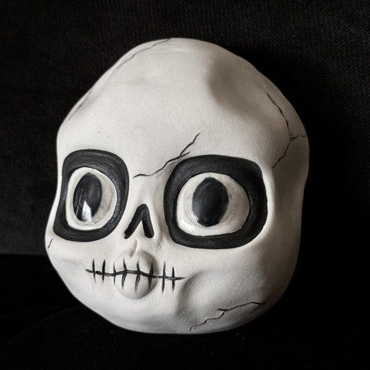 Porcelain Skull Wall Mask Hanging