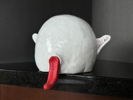 Ceramic Ghost Shelf Sculpture