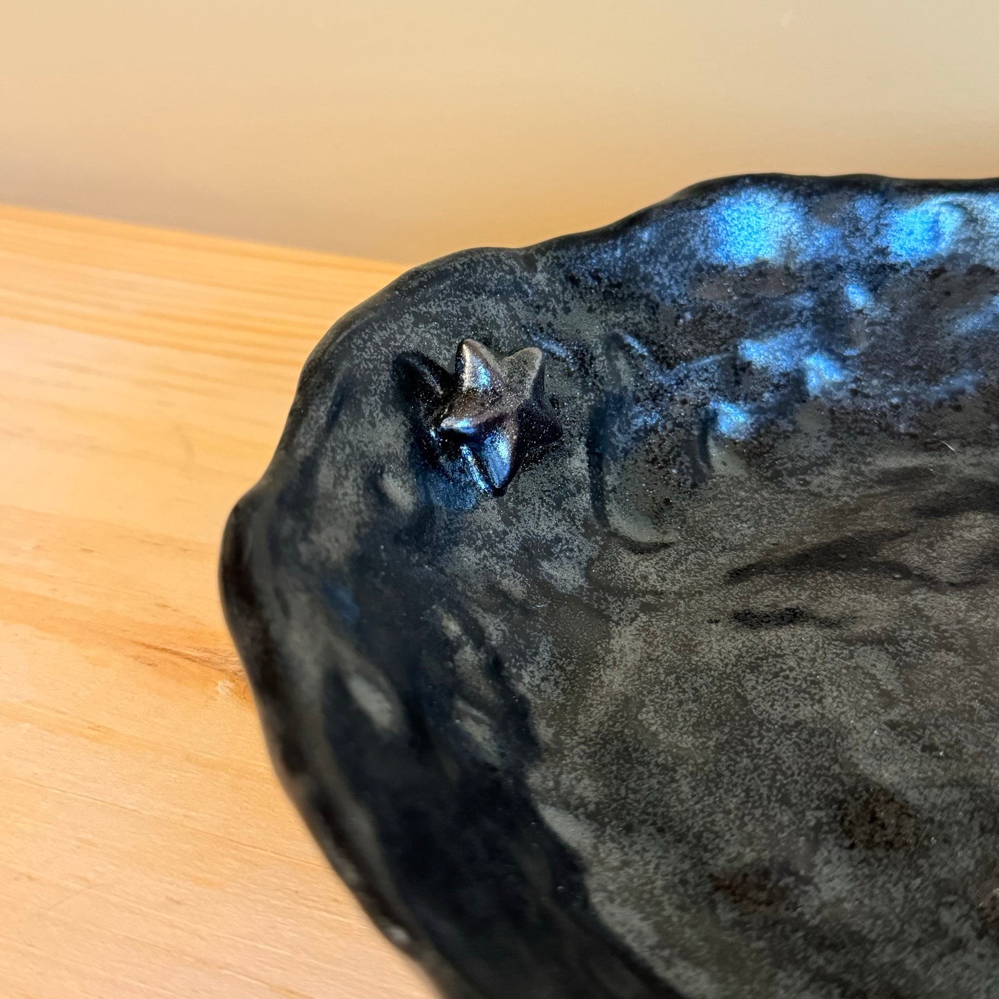 Starry Night Handmade Ceramic Dish