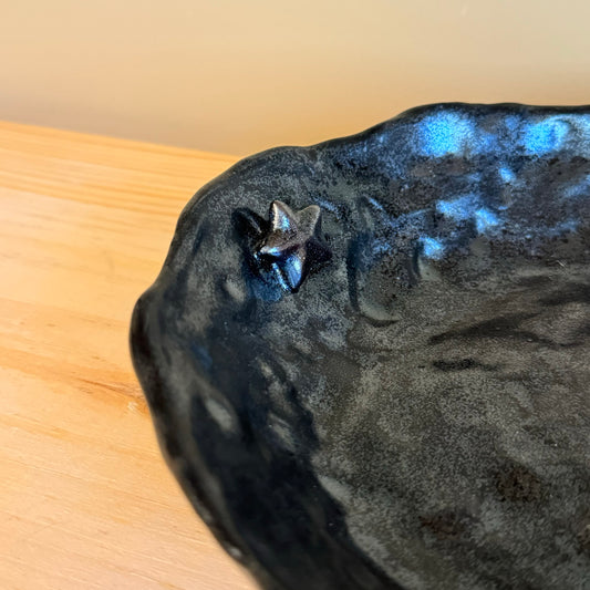 Starry Night Handmade Ceramic Dish