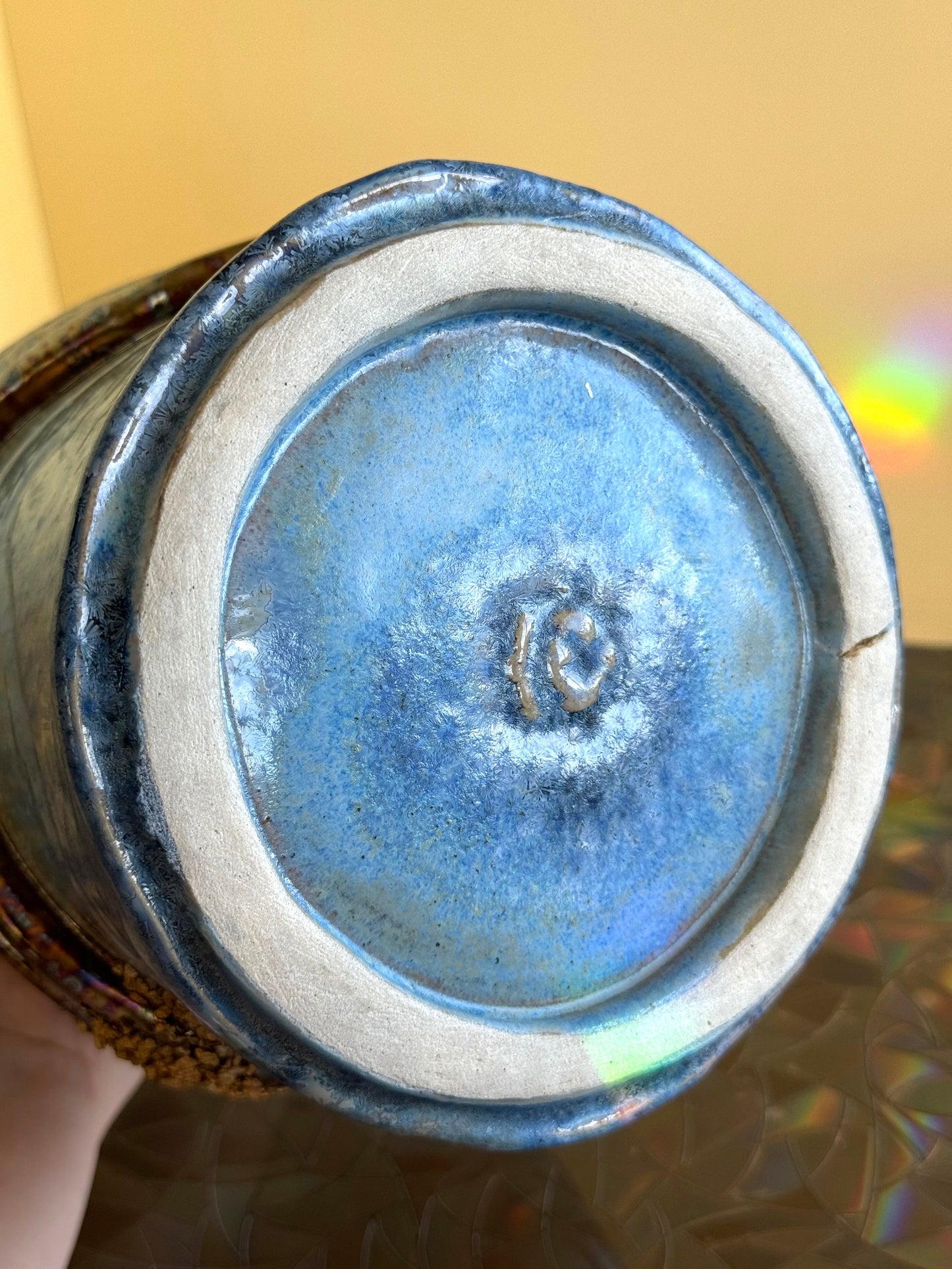 Ceramic Rainbow Vase Sculpture