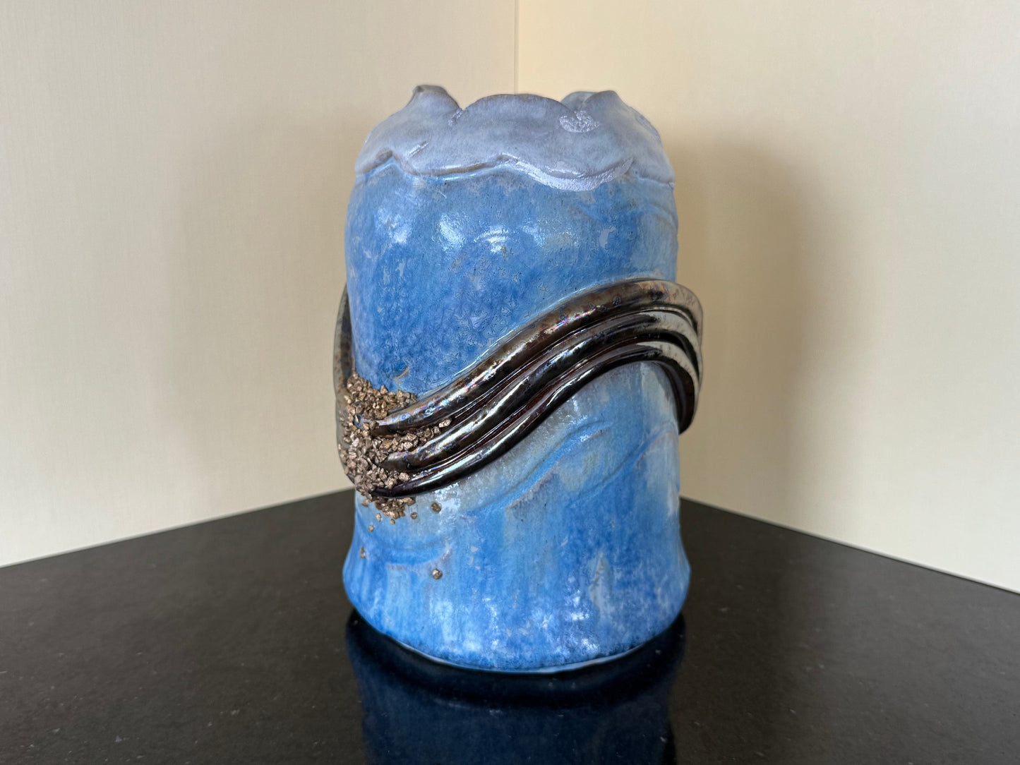 Ceramic Rainbow Vase Sculpture