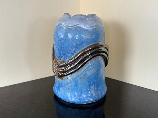 Ceramic Rainbow Vase Sculpture